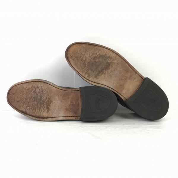 Винтажные кожаные туфли Goodyear Welt Long Wingtip American Brogue, выпущенные до 90-х годов, размер 28,5 см, темно-коричневые(ИСПОЛЬЗОВАЛ)