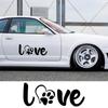 Paw Love Dog Footprint Graphic Car Sticker Creative Auto Body Decoration Vinyl Decal Accessories For Car Truck Off-road SUV Van