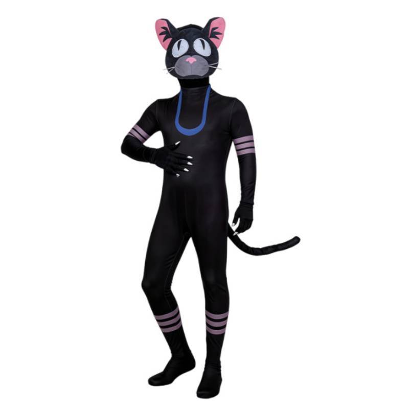 99 ночей выживания в лесу Костюм-комбинезон Кошка Cosplay Из мягкой полиэфирной ткани Для детей и взрослых