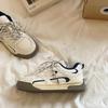 Модные женские белые кроссовки 2025 Лето Новые Сетчатые Дышащие Уличные Нескользящие Кроссовки Модная Шнуровка Удобная Повседневная Обувь
