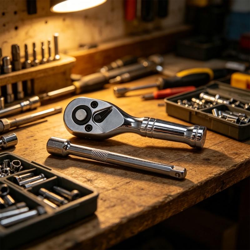 Набор ручных инструментов для крепления с удлинителем и головкой с центральной кнопкой для сборки мебели и регулярного обслуживания