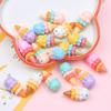 Colorful Ice Cream Resin Hair Clip & Shoe Buckle Jewelry DIY Accessory Set.