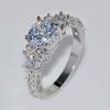 Shiny Women Fashion Elegent Engagement Wedding Ring