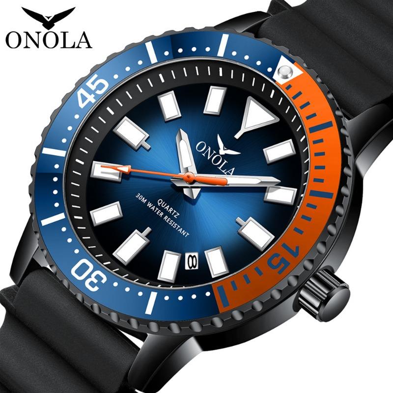 New Top Brand Business Casual Men's Watch Waterproof Tape Quartz Luminous Men's Watch