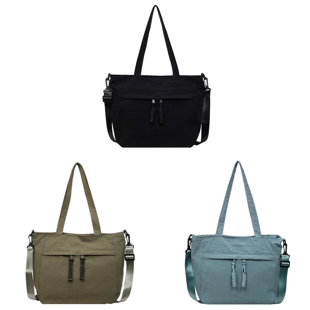 Japanese Style Large Capacity Casual Tote With Double Shoulder Straps For Women