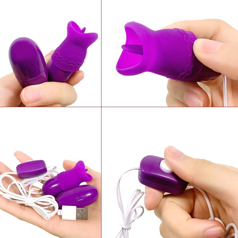 Женский мастурбатор, вибратор для лизания языка, USB вибрирующее яйцо, G-Spot, массаж влагалища, стимулятор клитора, секс-игрушки для женщин, магазин