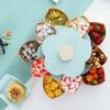 1/2layers Creative Flower Petal Shaped Fruit Plate Rotatable Food Candy Storage Box Nuts Snack Tray Snack Storage Organizer Box