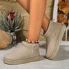 2024 Новые Классические Плюшевые Женские Зимние Ботинки Удобные и Теплые Ботильоны Женские Зимние Короткие Ботинки Женские