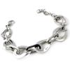 [K9375] - Silver 'Choreography' Steel Bracelet