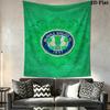 Al Ahli Wall Tapestry Aesthetic Wall Hanging Printed Fabric Blanket Decorative Tapestries for Bedroom Living Room Home Decor
