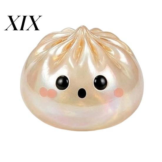 Сенсорная игрушка для снятия стресса 1/6 шт. Хэллоуинская игрушка-лепка в виде пельменя, Дьявольская тыква, Глазное яблоко, Скелет, Сжималки для снятия тревоги, Тестовая булочка-фиджет с пароваркой,