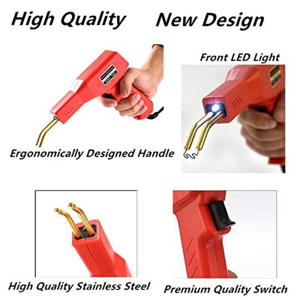 Car Bumper Crack Repair Welding Machine Handy Plastics Welders PVC Repairing Machine Welding Equipment 220V Car Bumper Repair Hot Staplers Machine
