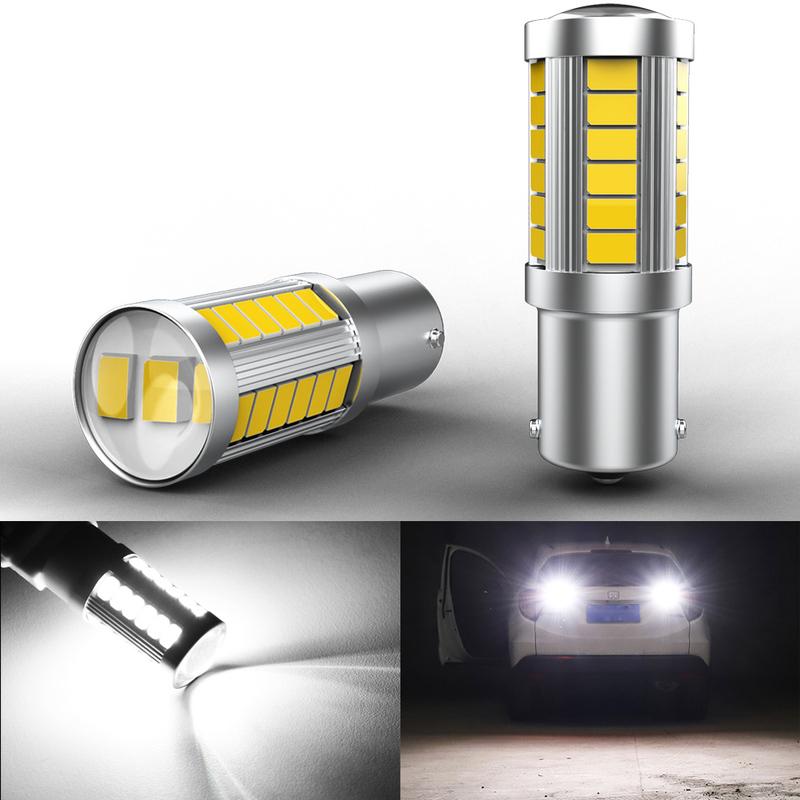 2x 1156 BA15S P21W LED Car Light Backup Reverse Day Running Bulb Super Bright 12V For Kia Sportage Rio Sorento Ceed SW Picanto