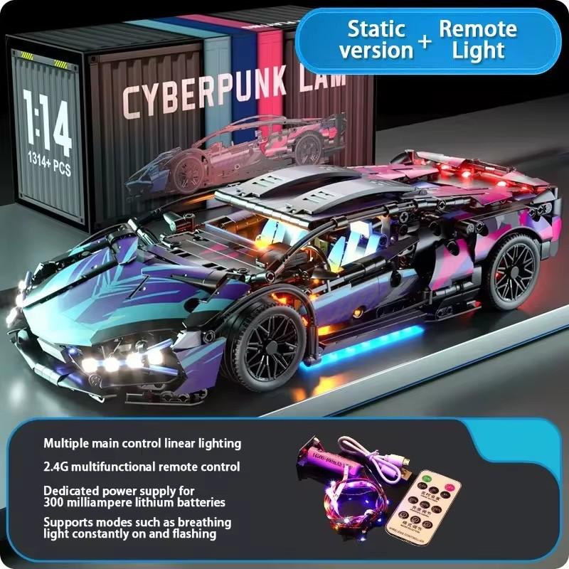 Technical Super Racing Car Building Blocks for Adults, Famous Sports Car Model Bricks, Assembly Toys, Holiday Gift, MOC