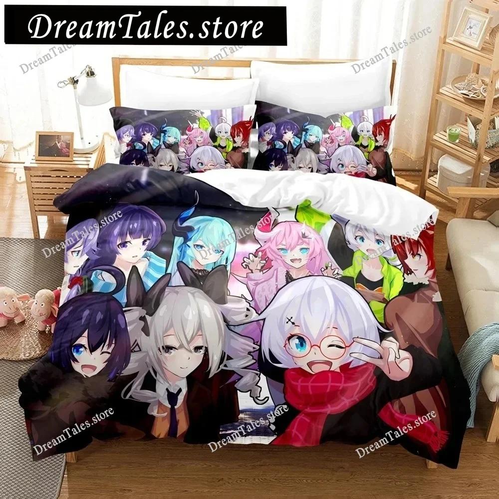 3D Аниме Honkai Impact 3rd Комплект постельного белья С принтом Декоративный 2-3 шт. Пододеяльник Комплект постельных принадлежностей Покрывало для одеяла Домашний Для взрослых Подростков 741