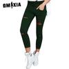 Casual Pants Pencil Pants Hole Breaking Women's Bottoms
