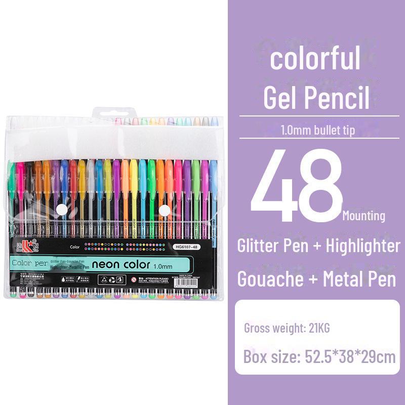 Эксклюзивный набор канцелярских товаров: Флэш-ручка, металлическая ручка, контурная ручка, ручка для справочника, нейтральная ручка, акварельная ручка, маркер