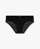EMPORIO ARMANI UNDERWEAR Мужские Велюровые Трусы-Слипы с Логотипом и Эластичной Полосой_Черный 0815311049