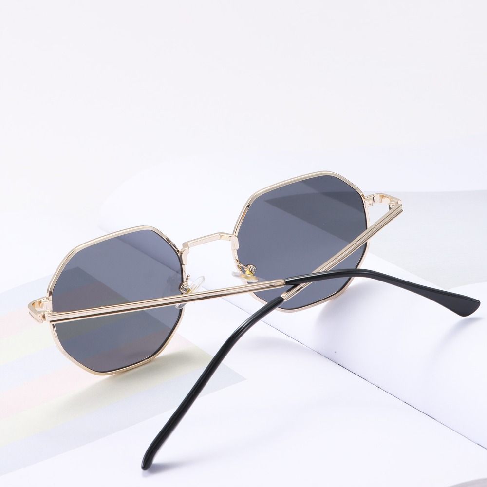 Аксессуары для весенних каникул, многоугольные солнцезащитные очки, мужские солнцезащитные очки, шестиугольные солнцезащитные очки для женщин