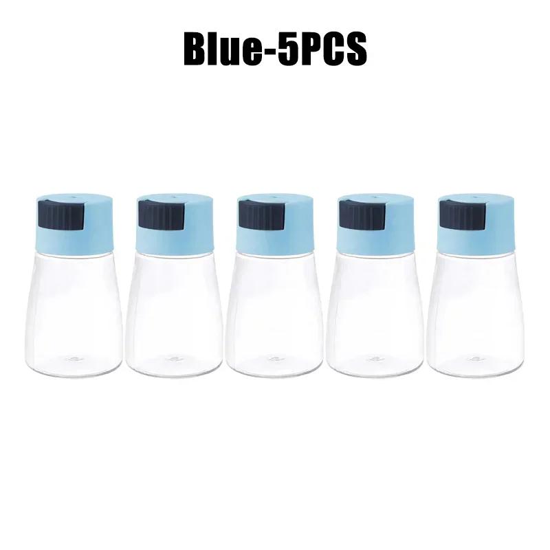Precision Salt Control Dispenser Sealed Quantitative Seasoning Jars Press Design Spice Storage Containers for Kitchen Cooking