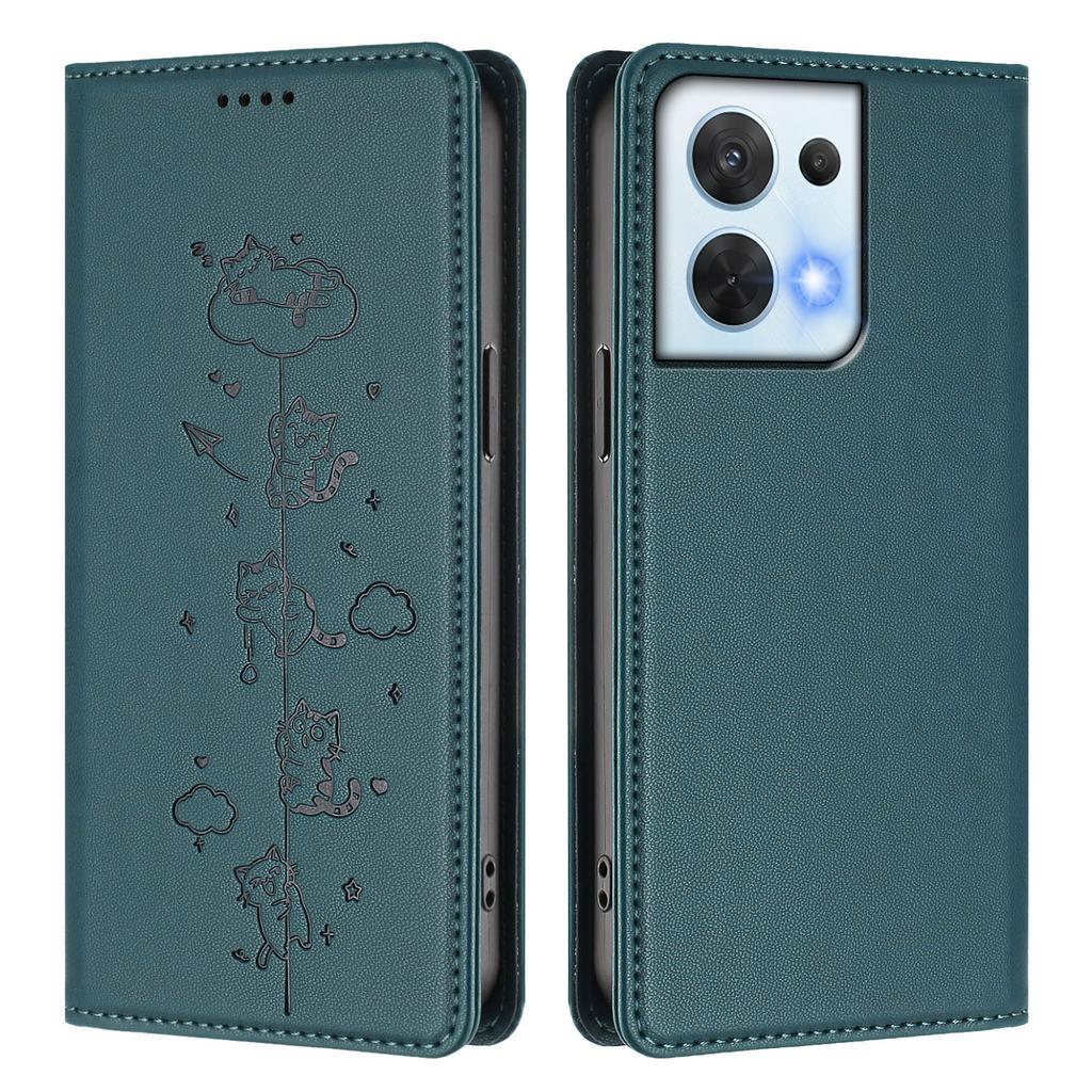 Luxury Magnetic Flip Wallet Leather Case for OPPO Reno 8Z 8 Lite 8 Pro 8T 8 7Z 7 Lite 7 6 5 Lite 5F 5 4F 4 Lite Cover