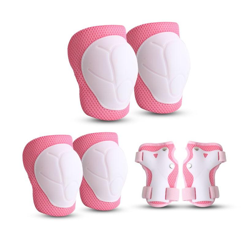 Kids Inline Skating Safety Gear Set Wrist Knee Elbow Pads Helmet Rollerblading Scooter Skateboard Bike