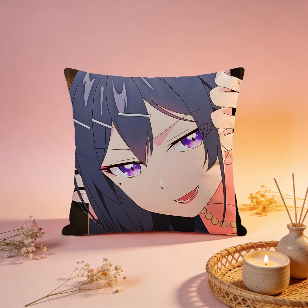 Trendy Ssasaki and Peepsing Cushion Cover Comfortable Durable Pillow Cover MultiScene for Home Office Car Sofa