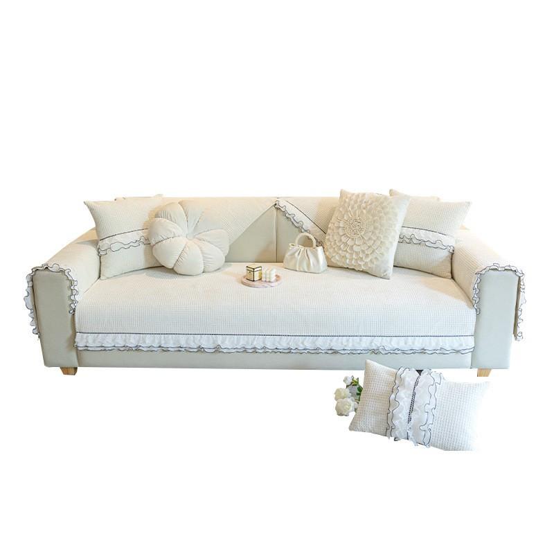 Chenille Sofa Cushion Four Seasons Universal New French Skirt Autumn and Winter Non-Slip Seat Cover Cover Towel
