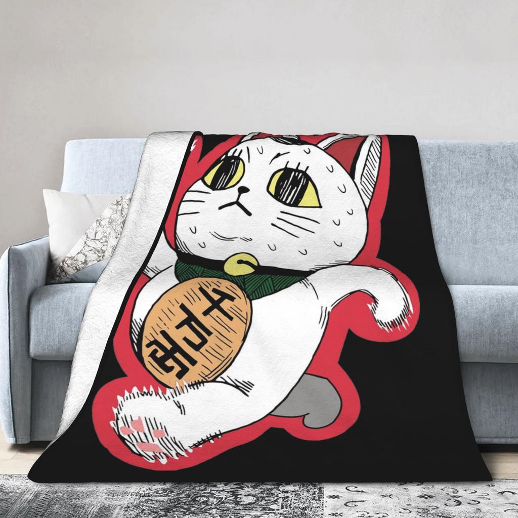 Turbo Granny Dandadan Anime Flannel Blankets Creative Throw Blanket for Bed Sofa Couch 200x150cm Plush Thin Quilt,