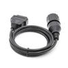 ABS & Metal Motorcycle OBD Cable Black Motorcycle Diagnostic Adapter  Motorcycle Repair