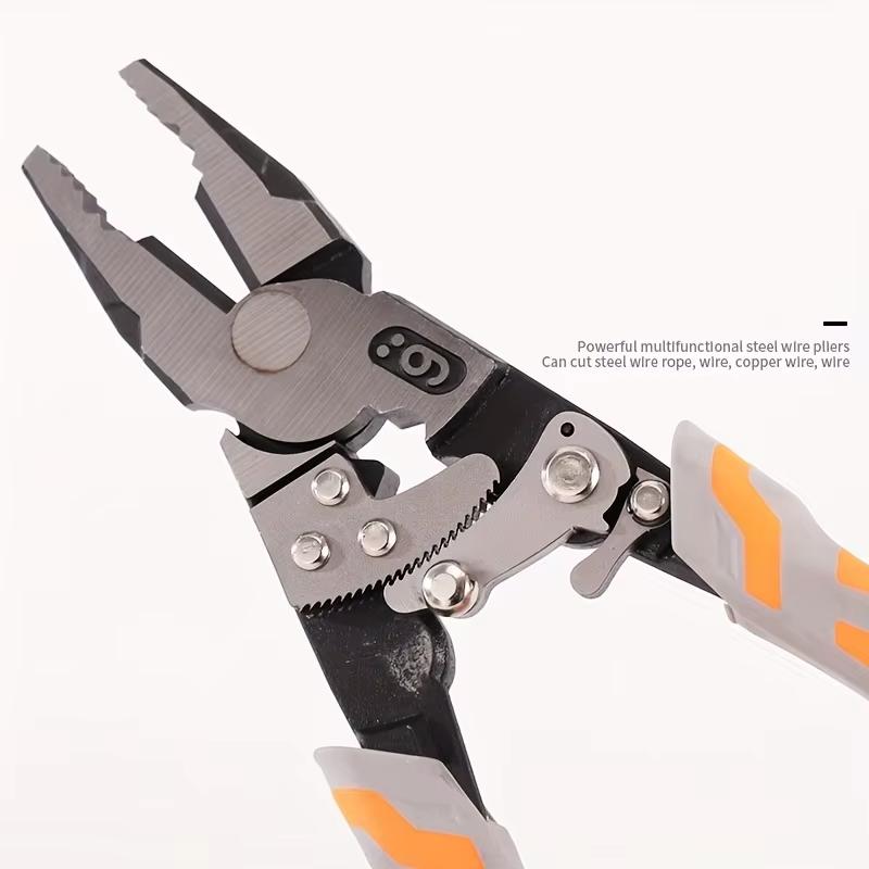 Новые самозажимные плоскогубцы с храповым механизмом, кусачки для проволоки, многофункциональные 9-дюймовые плоскогубцы электрика, промышленного класса, экономящие труд ручные инструменты