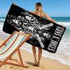 Guns N' Roses 2D Flat Print Beach Towel, Large Soft Quick Dry Towel for Beach Camping Swimming.NSTJ0928497