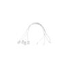 1000pcs Polyester Label Rope White/Black Hang Tag Fastener Garment Tags Tag Rope  Sewing