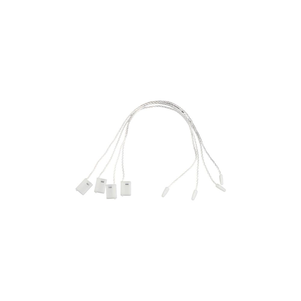 1000pcs Polyester Label Rope White/Black Hang Tag Fastener Garment Tags Tag Rope Sewing