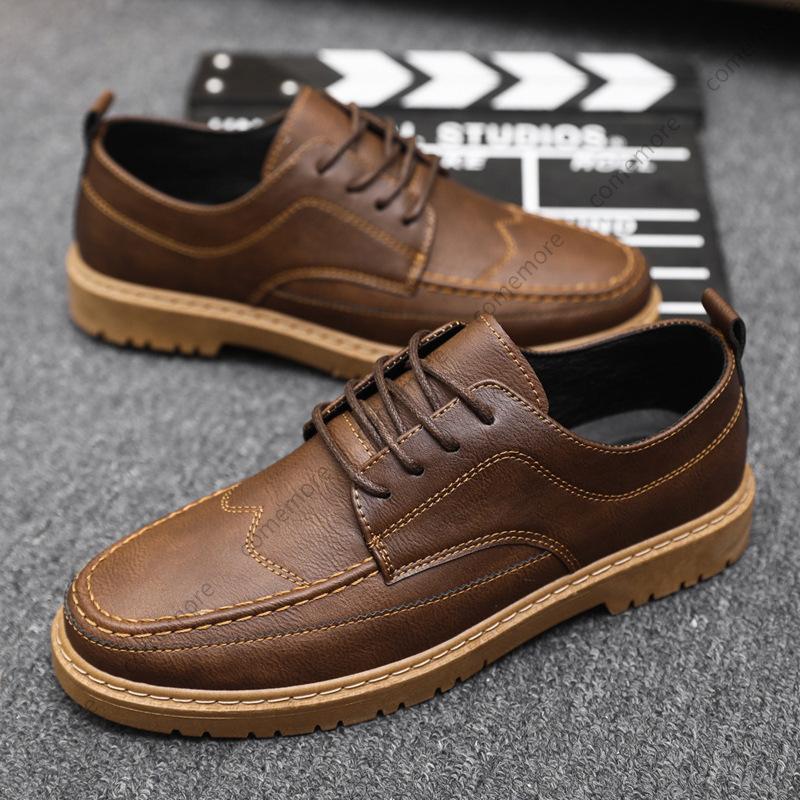 Spring Shoes Man New Bullock Classic Business Formal Men’s Oxford Shoes Mens Dress Shoes Business Formal De Hombre