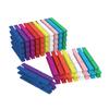 50Pcs Wooden Clothespins Photo Clips Strong Grip Compact Size Portable Heavy-Duty Craft Art Picture Clips Colorful Clothespins