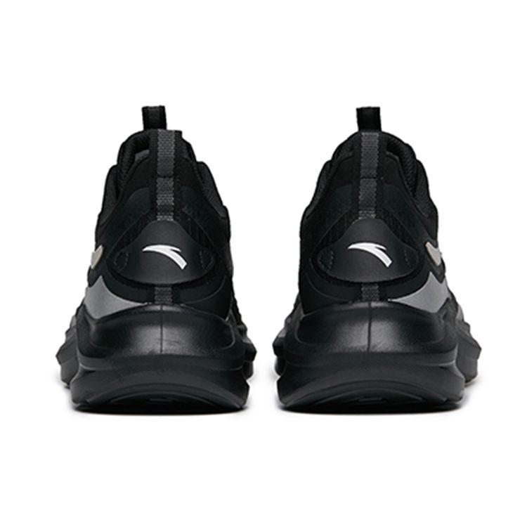 Anta Кроссовки Running Series с низким верхом, амортизирующие, нескользящие, прочные, женские, черные, серебристые 922235520-4