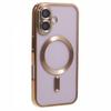 For iPhone 16 Case Compatible with Magsafe Clear TPU Phone Cover with Lens Film