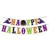 Halloween Ghost Festival Theme Decoration Flag Bar Shopping Mall Layout Cartoon Banner Latte Flower String