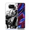 Кейс для телефона Kaisens Jujutsus Geto Suguru для Xiaomi Poco X3 Nfc X5 X6 X7 X4 Gt F7 Ultra F6 F5 Pro F4 F3 M5S M5 M4 M3 5G Tre