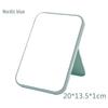 High-Definition Folding Square Makeup Mirror - Portable Single-Sided Desktop Vanity Mirror