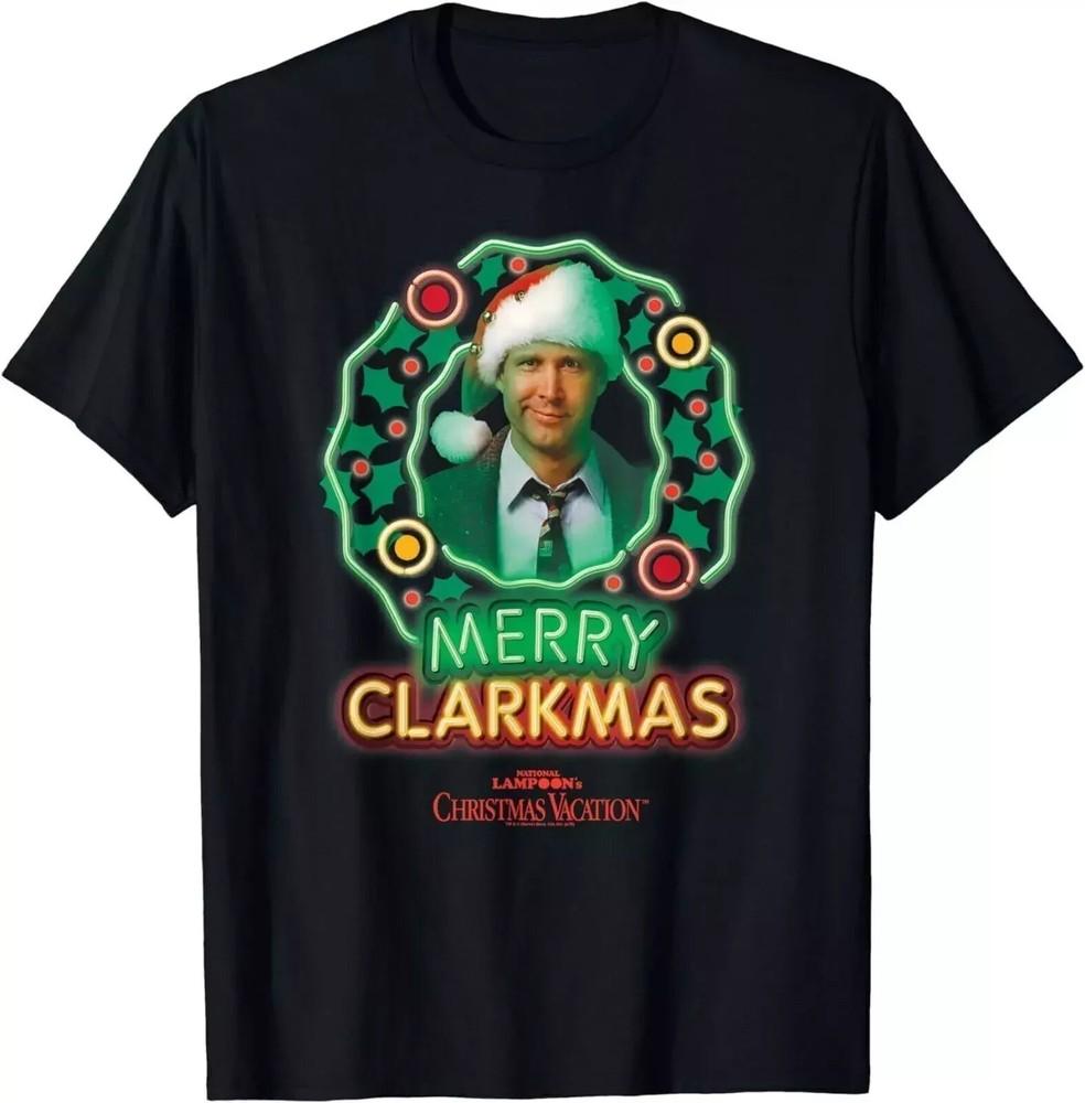 Christmas Vacation Merry Clarkmas Lampoon T Shirt Full Size S-4XL Unisex T-Shirt