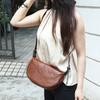 Leather Women's Crossbody Bag Versatile Retro Shoulder Bag Large Capacity Women's Premium Underarm Bag
