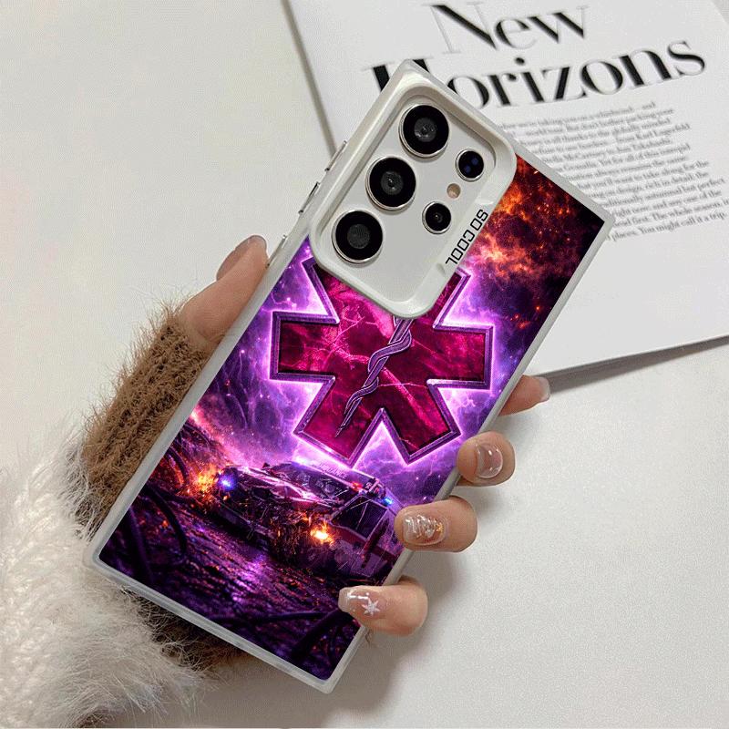 EMT EMS Ambulance Shockproof Phone Case for Samsung Galaxy S26 Edge S25 Ultra S24 FE S23 Plus S21 Cover Anti Fall Fundas