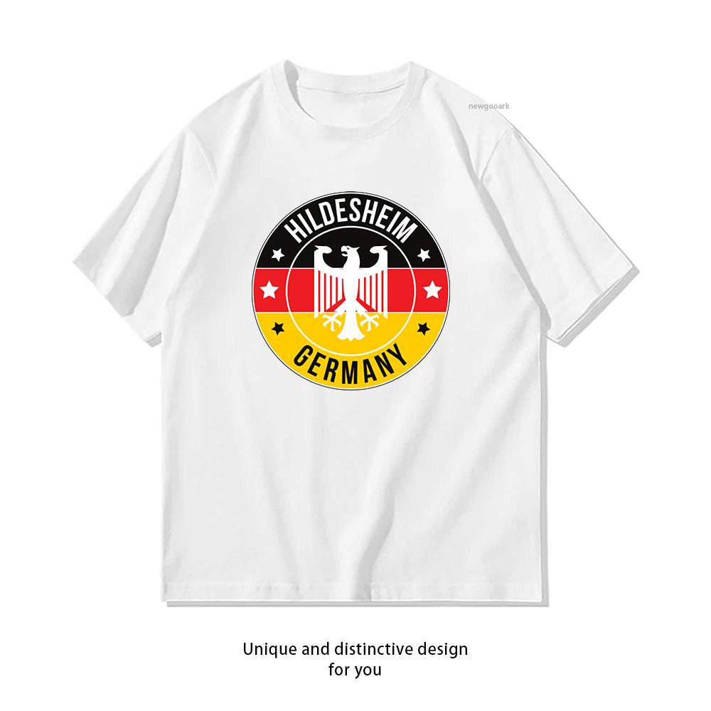 Hildesheim Germany Tshirt Woman Man Summer Cotton Graphic T Shirts Unisex Adult Casual Breathable Streetwear Shortsleev Tops
