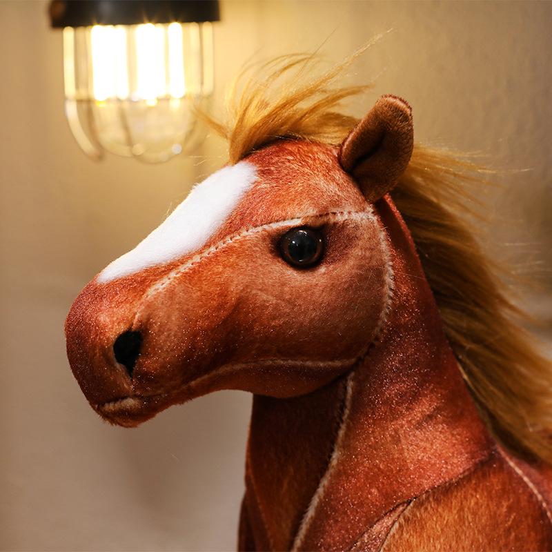 Милая плюшевая кукла-пони - Имитация лошади, покрытой кровью и потом, Подарок на день рождения для девочек