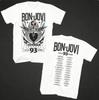Новая мужская футболка Bon Jovi Keep The Faith USA Tour 1993 Рок-группа Альбом Концерт Мерч Высококлассная Роскошь Для Мужчин и Женщин Топ