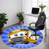 1 шт. Коврик-сиденье Школьный автобус для офиса, indoor, нескользящий, моющийся, из полиэфирного волокна, коврик для офиса, можно стирать в машине