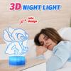 Cartoon Creative 3D Night Light  Bedside Table Lamp Night Light