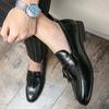 2024 Mens Shoes Classic Tassel Loafers Bottom Leather Gentleman Fashion Slip-on Shoes Business Driving Shoes Handmade Versatile